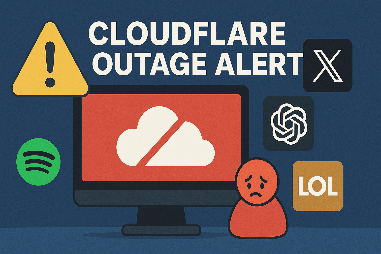 Cloudflare 大當機警報:X、ChatGPT、LOL、Spotify、Canva 受災 — 企業網路韌性與微隔離指南— 影響資安教您打造「不倒翁」網路韌性